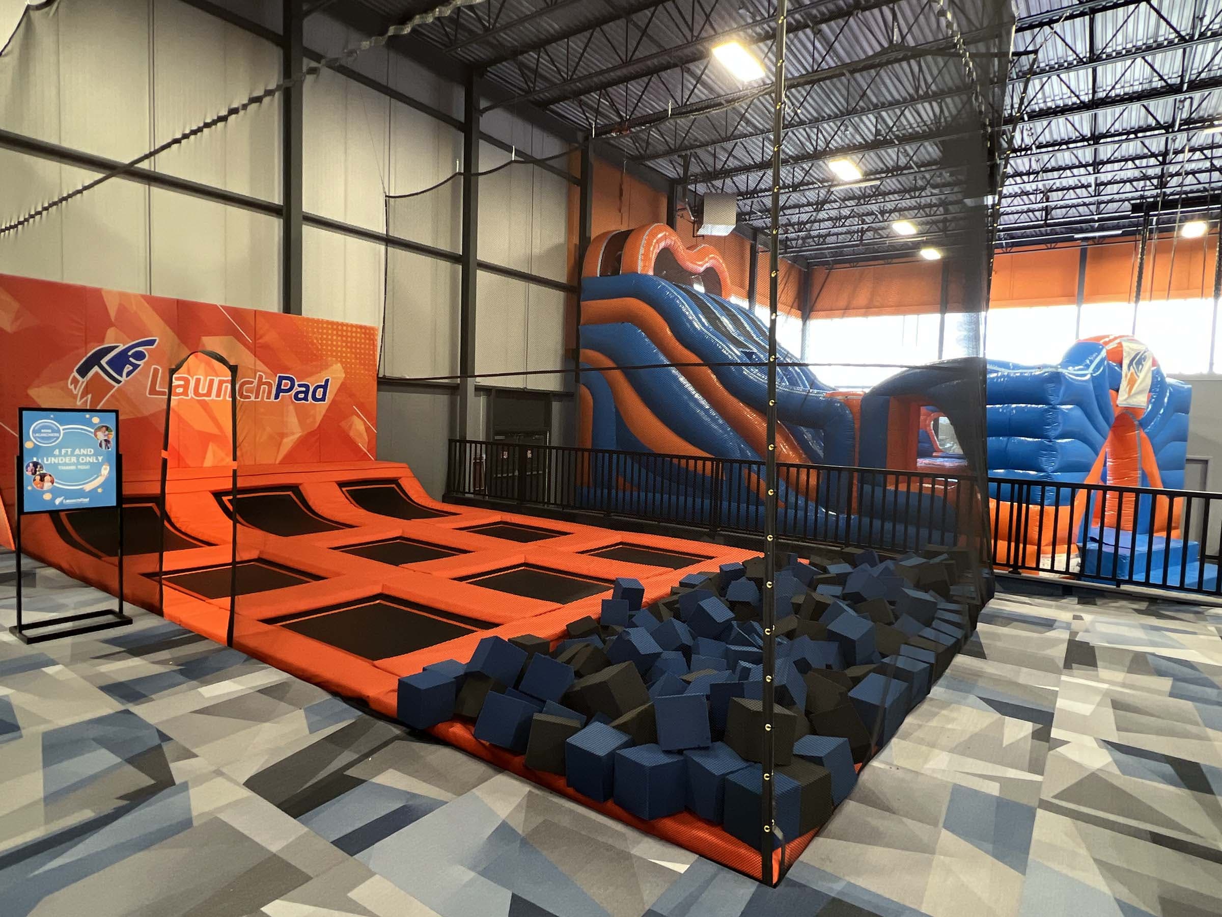 trampoline park equipment